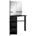 Nurga Tualettlaud Led-Tulega, Must, 111 X 54 X 141,5 Cm