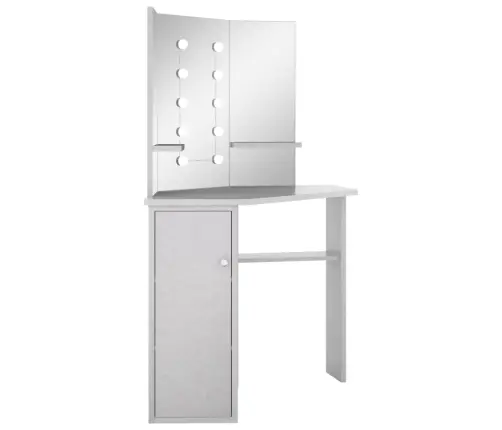 Nurga Tualettlaud Led-Tulega, Betoonhall, 111 X 54 X 141,5 Cm