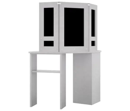 Nurga Tualettlaud Led-Tulega, Betoonhall, 111 X 54 X 141,5 Cm