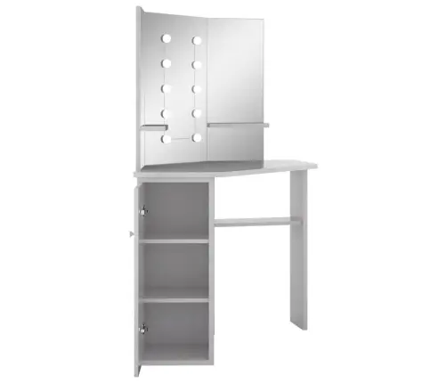 Nurga Tualettlaud Led-Tulega, Betoonhall, 111 X 54 X 141,5 Cm