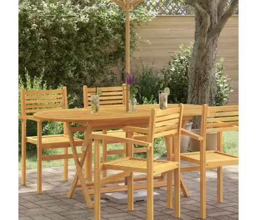 Dārza Galds, Salokāms, 160X85X75 Cm, Eikalipta Masīvkoks Vidaxl