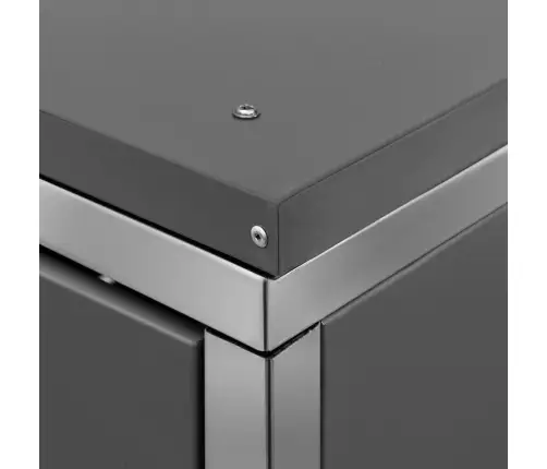 Dvivietė Konteinerių Pastogė, 138X77,5X112,5 cm Plienas