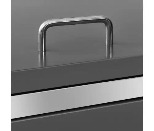 4-Daļīga Nojume Atkritumu Tvertnēm, 276,5X77,5X112,5Cm, Tērauds Vidaxl