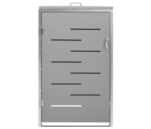 Ühe Ratastega Prügikasti Kuur 69X77,5X112,5cm Roostevaba Teras