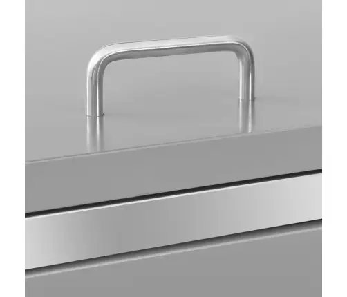 Ühe Ratastega Prügikasti Kuur 69X77,5X112,5cm Roostevaba Teras