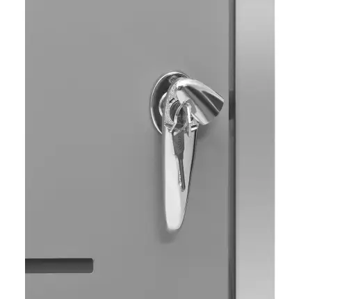 Ühe Ratastega Prügikasti Kuur 69X77,5X112,5cm Roostevaba Teras