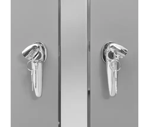 2-Daļīga Nojume Atkritumu Konteineram,138X77,5X112,5Cm, Tērauds Vidaxl