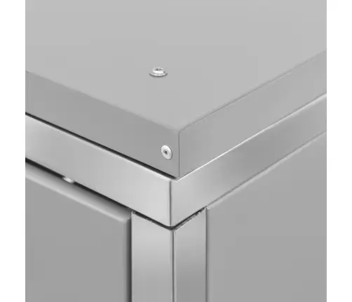 4-Daļīga Nojume Atkritumu Tvertnēm, 276,5X77,5X112,5Cm, Tērauds Vidaxl