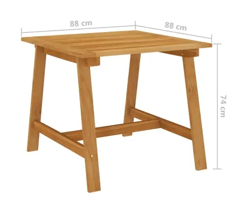 Sodo Valgomojo Baldų Komplektas, 3 Dalių, Juodos Spalvos