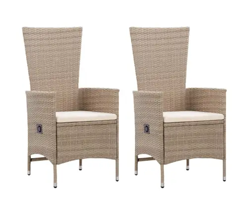 3-Osaline Aiamööblikomplekt, Beež