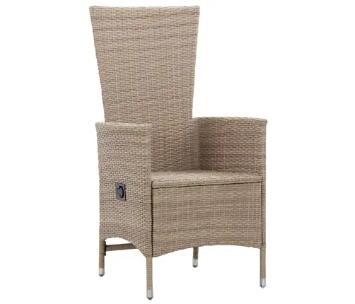 3-Osaline Aiamööblikomplekt, Beež