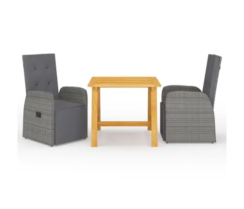 3-Osaline Aiamööbli Komplekt, Hall