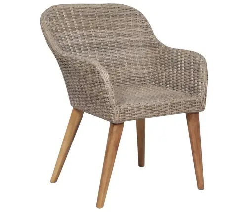 3-Daļīgs Dārza Mēbeļu Komplekts, Brūns Vidaxl