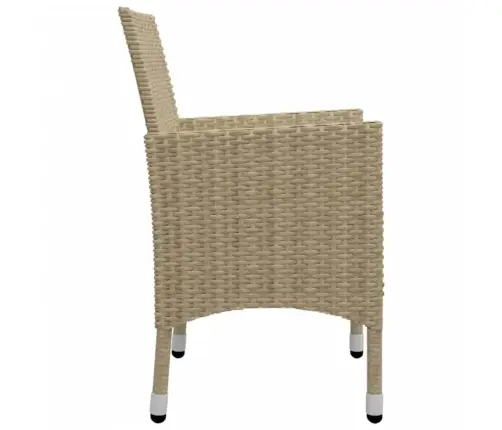 5-Osaline Aiamööblikomplekt, Beež