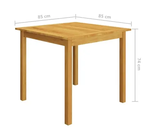 5-Osaline Aia Söögimööbli Komplekt, Must