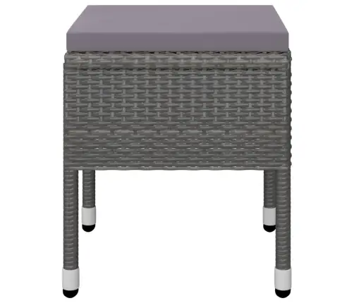 Sodo Valgomojo Baldų Komplektas, 5 Dalių, Pilkos Spalvos