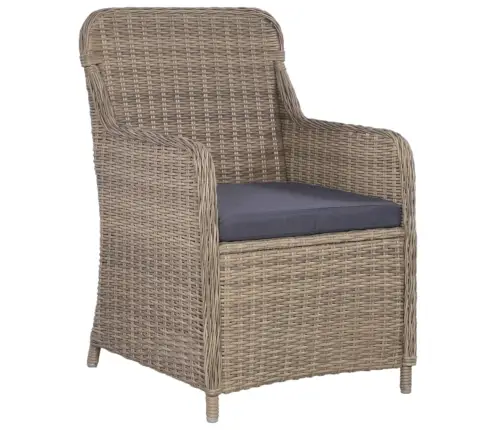 3-Daļīgs Dārza Mēbeļu Komplekts, Brūns Vidaxl