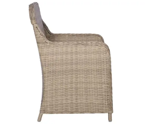 3-Daļīgs Dārza Mēbeļu Komplekts, Brūns Vidaxl