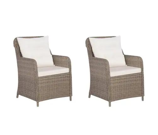 3-Osaline Aiamööblikomplekt, Pruun