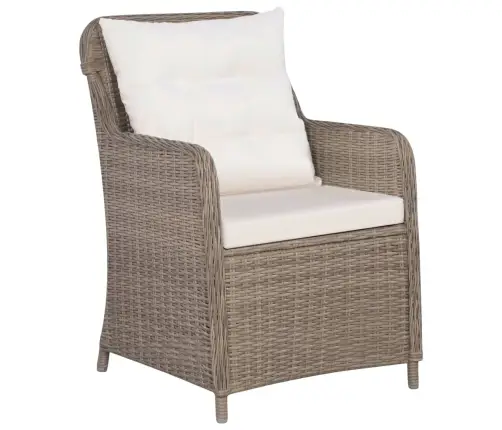 3-Osaline Aiamööblikomplekt, Pruun