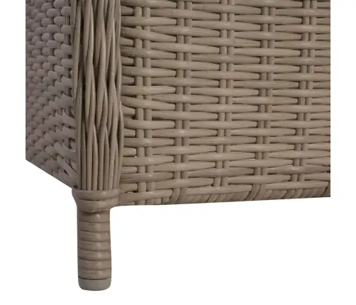 3-Osaline Aiamööblikomplekt, Pruun