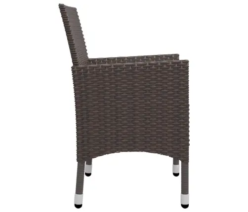 5-Daļīgs Dārza Mēbeļu Komplekts, Brūns Vidaxl