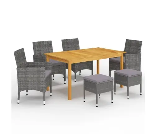 7-Osaline Aia Söögimööbli Komplekt, Hall