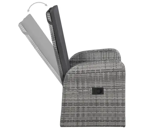 5-Osaline Aiamööblikomplekt, Hall