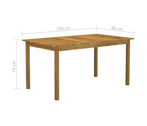 5-Daļīgs Dārza Mēbeļu Komplekts, Melns Vidaxl