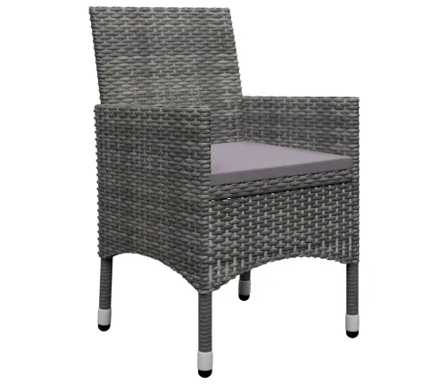 7-Daļīgs Dārza Mēbeļu Komplekts, Pelēks Vidaxl