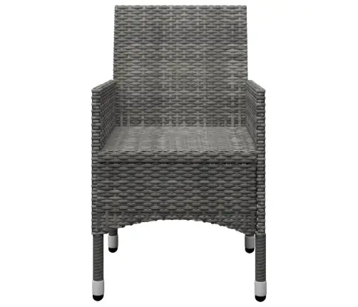 Sodo Valgomojo Baldų Komplektas, 11 Dalių, Pilkos Spalvos Sodo Valgomojo Baldų Komplektas, 11 Dalių, Pilkos Spalvos