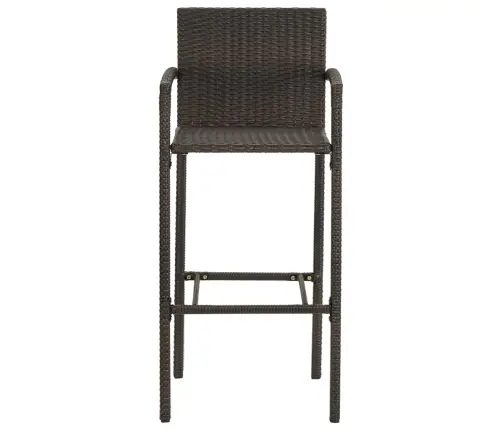 9-Daļīgs Dārza Bāra Mēbeļu Komplekts, Brūns Vidaxl