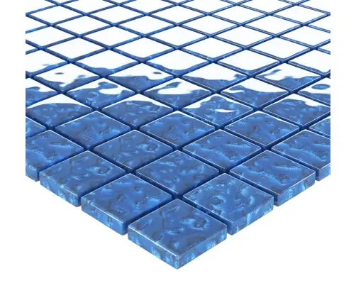 Mozaīkas Flīzes, 11 Gab., Zilas, 30X30 Cm, Stikls Vidaxl