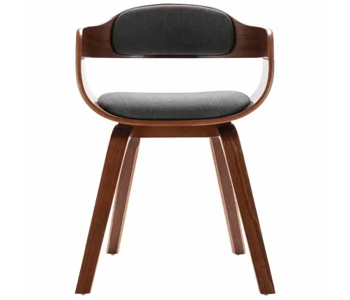 Söögitool, Tumehall, Painutatud Puit Ja Kangas