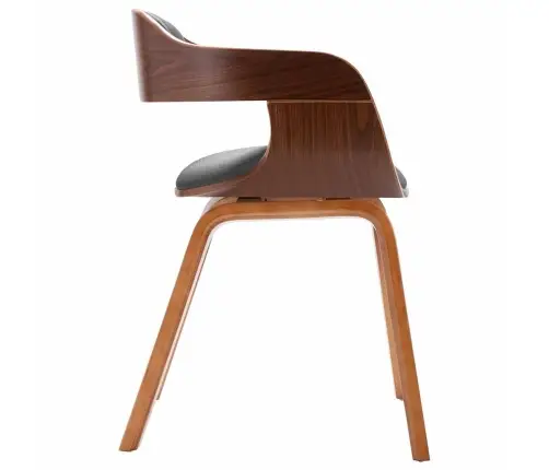 Söögitool, Tumehall, Painutatud Puit Ja Kangas