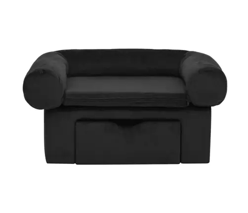 Koertediivan, Must, 75 X 50 X 38 cm Plüüs
