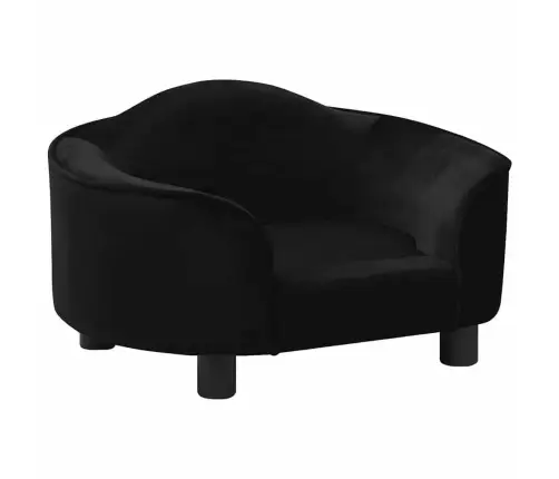 Suņu Dīvāns, Melns, 67X47X36 Cm, Plīšs Vidaxl