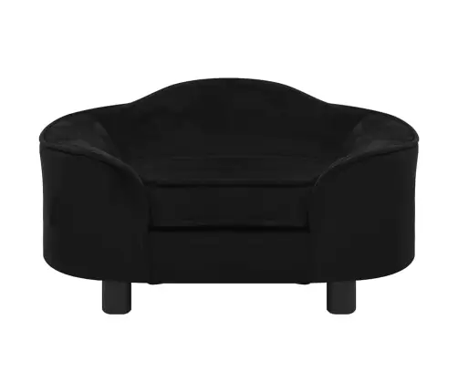 Suņu Dīvāns, Melns, 67X47X36 Cm, Plīšs Vidaxl