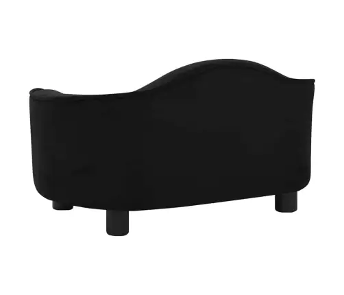 Suņu Dīvāns, Melns, 67X47X36 Cm, Plīšs Vidaxl