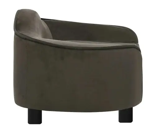 Suņu Dīvāns, Tumši Pelēks, 67X47X36 Cm, Plīšs Vidaxl