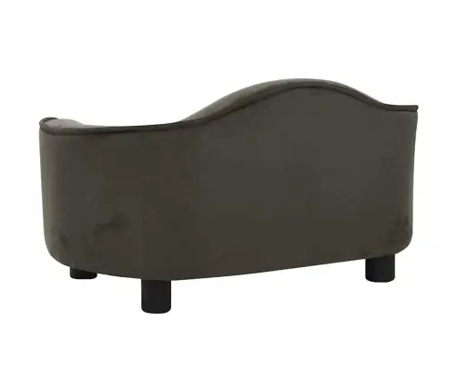 Suņu Dīvāns, Tumši Pelēks, 67X47X36 Cm, Plīšs Vidaxl