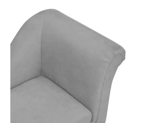 Suņu Dīvāns Ar Spilvenu, Pelēks, 83X44X44 Cm, Plīšs Vidaxl