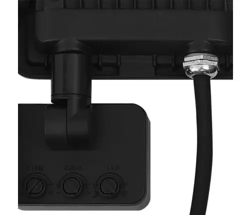 Led Prožektors Ar Sensoru, 20 W, Silti Balta Gaisma Vidaxl