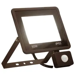 Led Prožektorius Su Jutikliu, Šiltos Baltos Spalvos, 50W