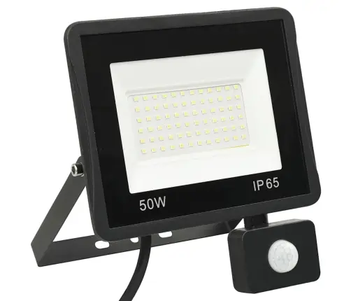 Led Prožektors Ar Sensoru, 50 W, Vēsi Balta Gaisma Vidaxl