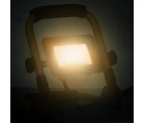 Led Prožektors Ar Rokturi, 20 W, Silti Balta Gaisma Vidaxl