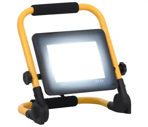 Led Prožektors Ar Rokturi, 50 W, Vēsi Balta Gaisma Vidaxl
