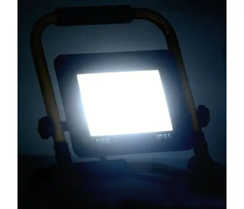 Led Prožektors Ar Rokturi, 50 W, Vēsi Balta Gaisma Vidaxl