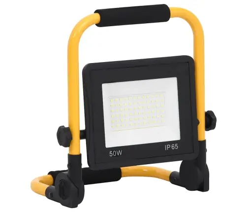 Led Prožektors Ar Rokturi, 50 W, Vēsi Balta Gaisma Vidaxl