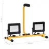Led Prožektors Ar Rokturi, 2X30 W, Silti Balta Gaisma Vidaxl